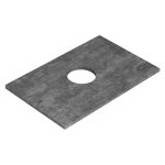 Столешница под раковину 83,8х47,5х1,9 см бетон монблан АСБ-Мебель Белмонти (11867)