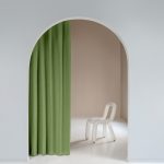 Штора рогожка киви 165х270 см Волшебная Ночь Рогожка (796077)