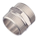 Ниппель Stout 1 1/4 НР(ш) х 1 1/4 НР(ш) латунный (SFT-0004-114114)