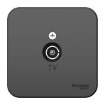 Розетка телевизионная Systeme Electric Blanca накладная антрацит (BLNTA000016)