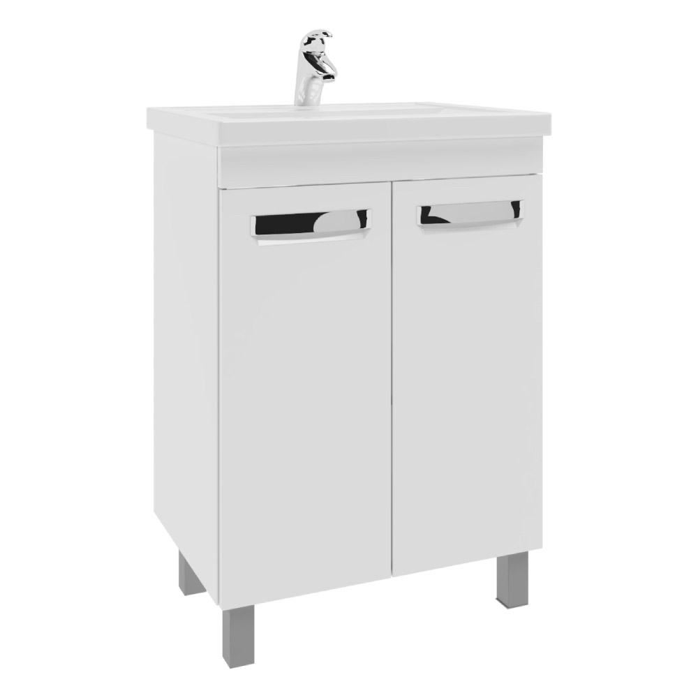 original-34199.jpg Тумба под раковину Vigo Plaza 60 см напольная белая (tn.PLA.MOD.60.2D) — изображение 1