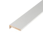 Наличник телескопический Linea 8 70х8х2200 мм ПВХ эмалит серый прямой (1 шт.)