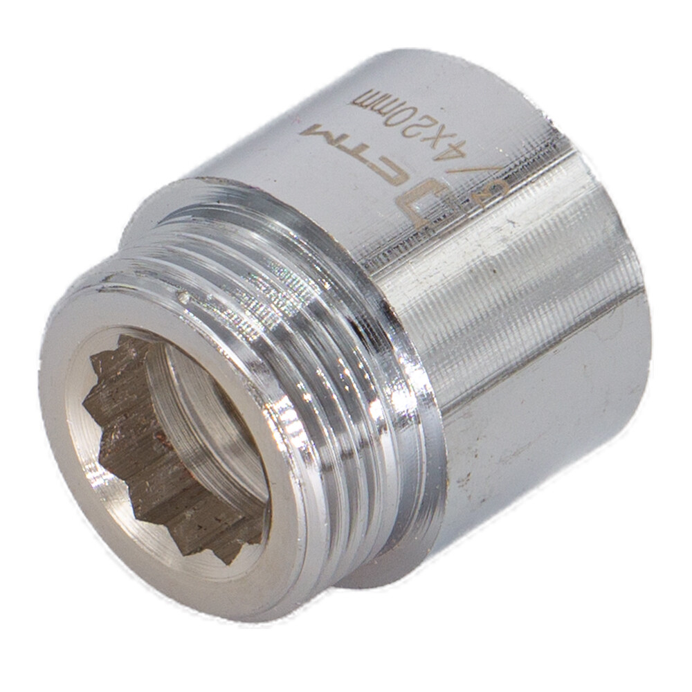 original-34387.jpg Удлинитель 20 мм х 3/4 ВР(г) х 3/4 НР(ш) латунный — изображение 1