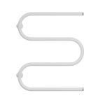 Полотенцесушитель водяной MyFrea М-1 600х500 мм м-образный белый