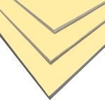 Гипсокартон с ПВХ покрытием 3000х1200х12,5 мм бежевый RAL 1015