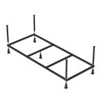 Каркас для ванны акриловой Cersanit Lorena 160х70 см с монтажным набором (K-RW-LORENA*160n)