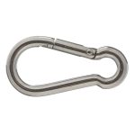 Карабин пожарный d8 мм 80 мм DIN 5299 С нержавеющая сталь