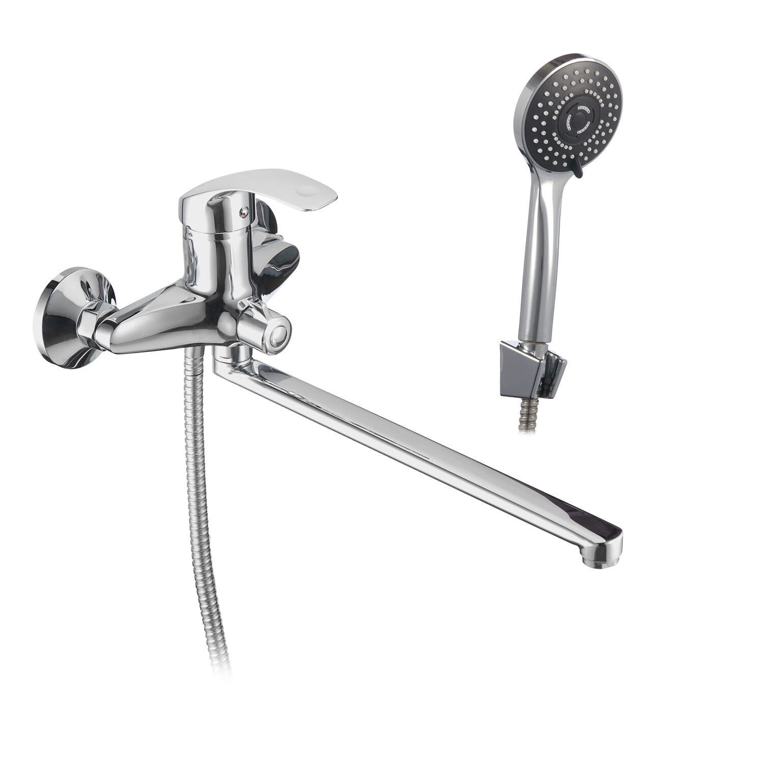 original-35367.jpg Смеситель для ванны Corsa Deco Wave L хром однорычажный с длинным изливом с лейкой (1010686) — изображение 1