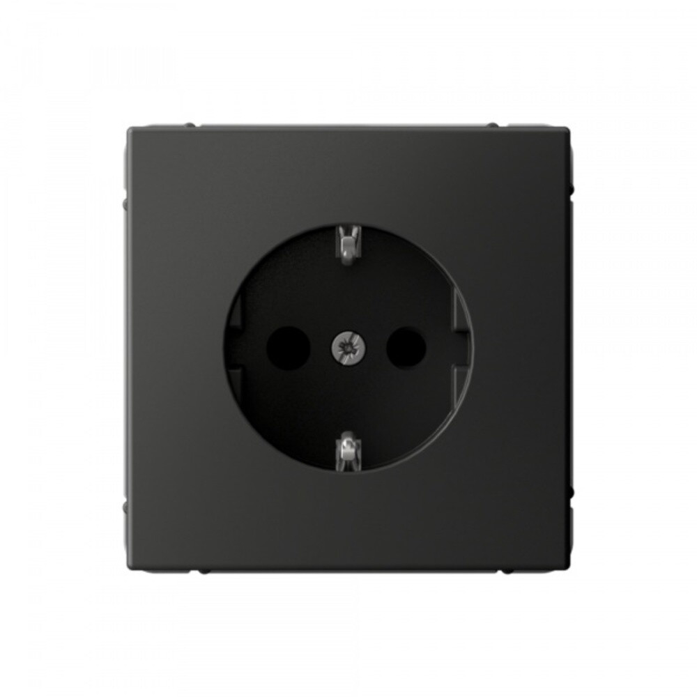 original-3542.jpg Розетка Systeme Electric ArtGallery встраиваемая базальт со шторками (SE GAL001445) — изображение 1