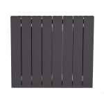 Радиатор биметаллический Rifar Supremo 500 мм 8 секций 3/4 боковое подключение серый