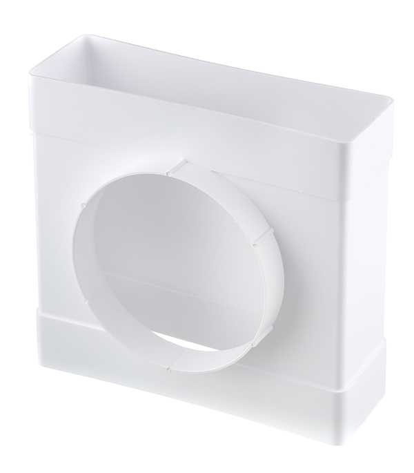 original-35474.jpg Соединитель Т-образный пластиковый для плоских воздуховодов 60х204 мм с круглыми d125 мм — изображение 1