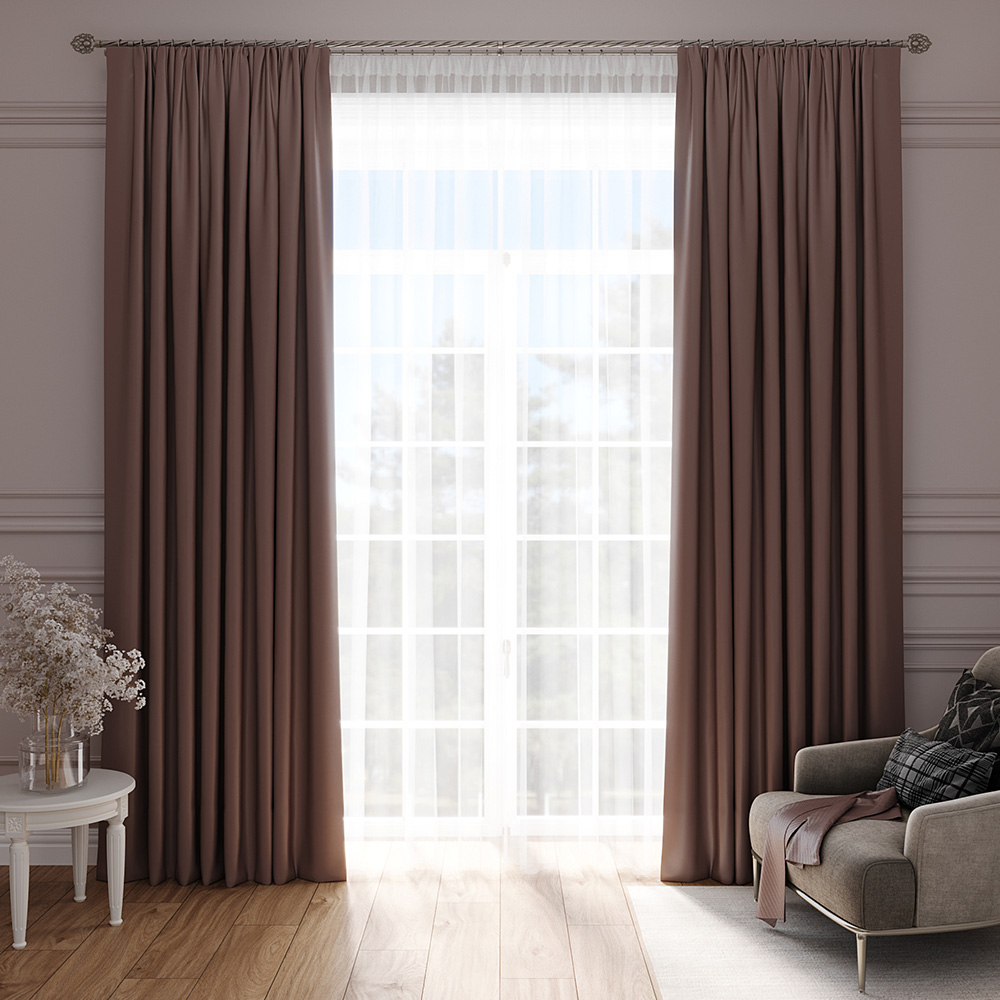 original-35480.jpg Штора блэкаут пурпурная 200х260 см Legrand Блэкаут (58091932) — изображение 1