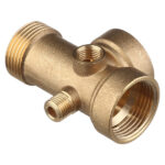 Соединитель для насоса Belamos 1 НР(ш) х 1 ВР(г) х 1 ВР(г) х 1/4 НР(ш) х1/4 ВР(г) пятиходовой (5WAY)