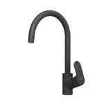 Смеситель для кухни AM.PM Like черный с высоким изливом с подключением к фильтру однорычажный (F8007722)