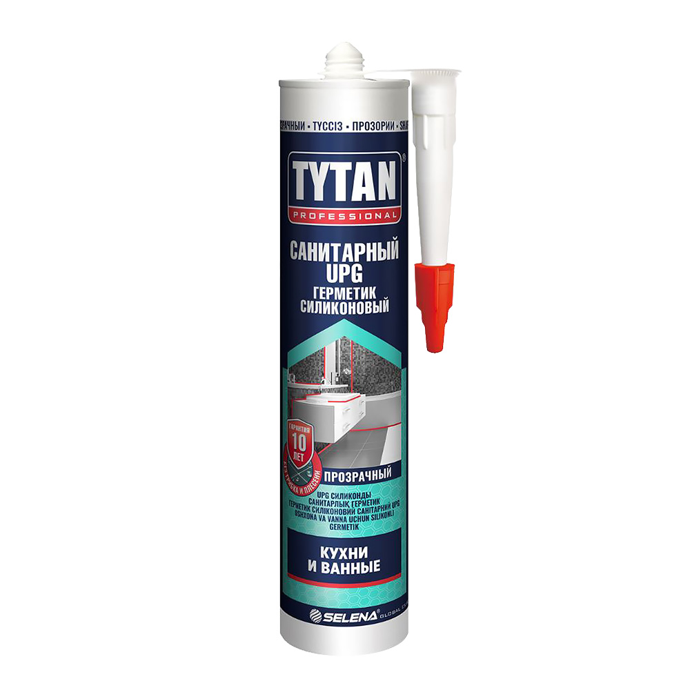 original-36329.jpg Герметик силиконовый санитарный Tytan Professional UPG прозрачный 280 мл — изображение 1