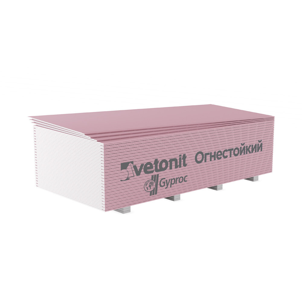 original-36443.jpg Гипсокартон Vetonit (Gyproc) 2500х1200х12,5 мм огнестойкий — изображение 1