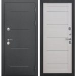 Дверь входная с терморазрывом Ferroni Isoterma правая антик серебро - лиственница бежевая 860х2050 мм