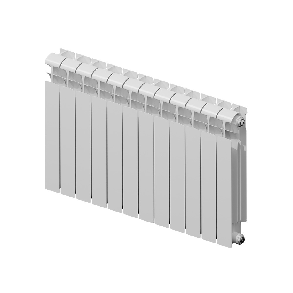 original-36658.jpg Радиатор биметаллический Rifar EcoBuild 500 мм 12 секций 1" боковое подключение белый — изображение 1
