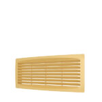 Решетка вентиляционная пластиковая переточная Era ДП 300х135 мм бежевая