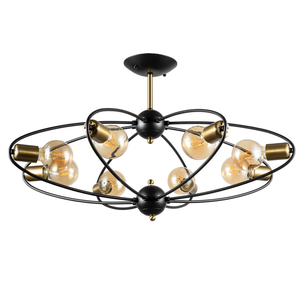 original-36749.jpg Люстра потолочная Arte Lamp Glasgow E27 320 Вт 6 кв.м (A1963PL-8BK) — изображение 1