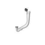 Сифон для ванны McAlpine 1 1/2х50 мм регулируемый полуавтомат с выпуском d70 мм клик-клак с переливом с соединением 50 мм (MRB4CB)