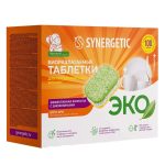 Таблетки Synergetic для посудомоечной машины бесфосфатные 100 шт