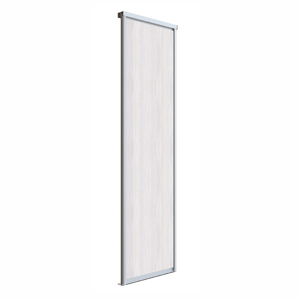 original-36950.jpg Дверь-купе 783x2252 мм ясень анкор светлый/серебро Elegant — изображение 1