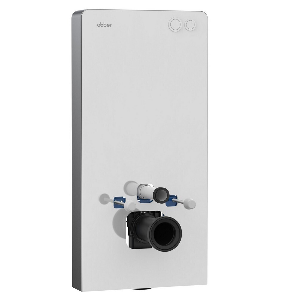 original-37194.jpg Инсталляция Abber для подвесного унитаза с кнопкой белой (AC0107MW) — изображение 1