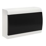 Щит распределительный навесной EKF SlimBox PROxima ЩРН-П-15 пластиковый IP41 201,5х320,5х99,5 мм 15 модулей прозрачная дверь серый
