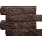 Панель фасадная Альта-Профиль Туф Эко 680х560 мм коричневый