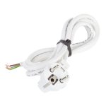 Шнур сетевой с вилкой 1,5 м ПВС-ВП 3х0,75 кв.мм 10 А Партнер-Электро белый (ЦБ-00013569/4545/4542)