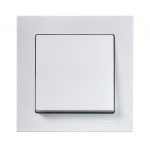 Выключатель Systeme Electric AtlasDesign одноклавишный встраиваемый жемчуг (ATN000412)