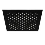 Лейка для верхнего душа WasserKraft 250х250 мм металл черный (A199)