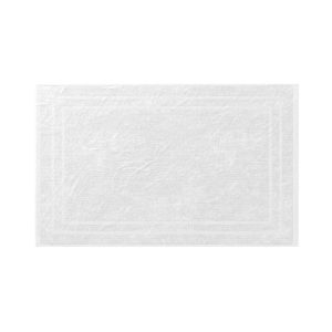 Коврик для ванной белый 65х45 см WasserKraft Main (BM-4701)