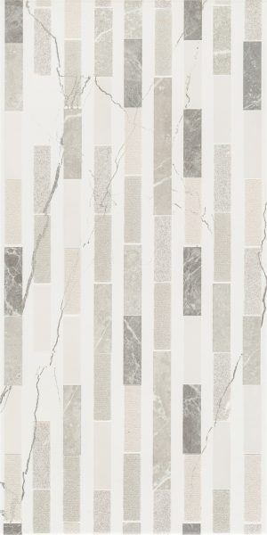 Плитка декор Axima Bonn White серая 600х300х9 мм