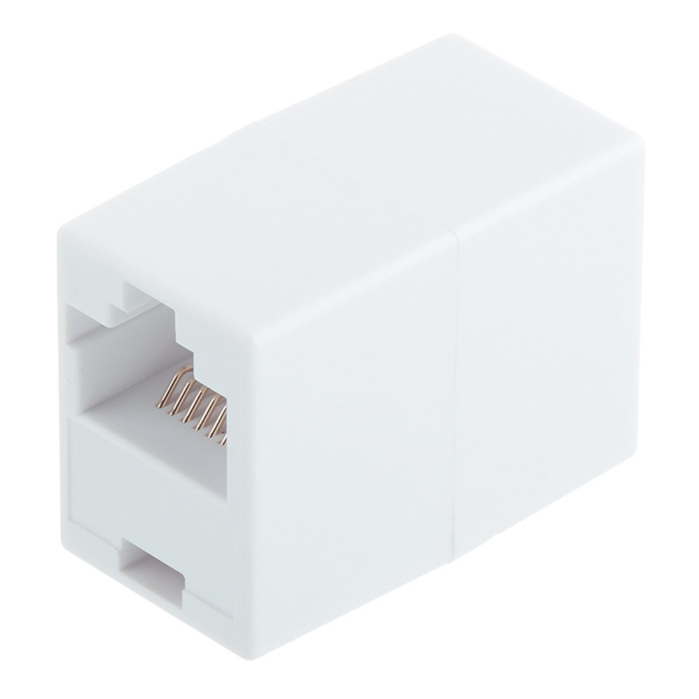 original-4649.jpg Переходник компьютерный Proconnect RJ45 8P8C CAT5e белый (03-0101-9) — изображение 1