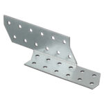 Держатель балки левый оцинкованный 190х40х40х2 мм