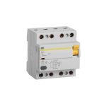 УЗО IEK ВД1-63 63А 3P+N тип AC 30 мА 4,5 кА (MDV10-4-063-030)