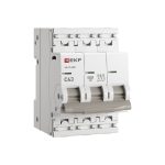 Автоматический выключатель модульный EKF PROxima ВА 47-63N 3P 63А тип C 6 кА 400 В (M636363C)