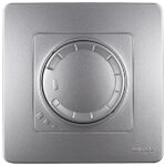 Диммер Systeme Electric Blanca встраиваемый алюминий поворотно-нажимной (BLNSS040013)