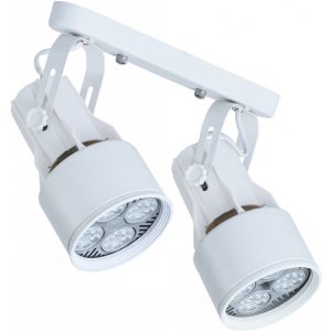 Спот Arte Lamp Lyra E27 80 Вт 4 кв.м белый IP20 (A6252PL-2WH)