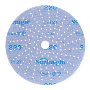 Диск шлифовальный Sunmight Ceramic d150 мм P320 на липучку пленочная основа (5 шт.)