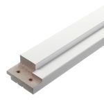 Коробка дверная 70х32х2070 мм (600 мм) финишпленка белая с петлями (2,5 шт.)