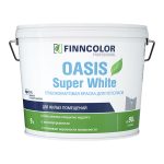 Краска для потолка Finncolor Oasis super white белая 9 л