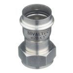 Соединитель VALTEC (VTi.908.I.002806) 28 мм х 1 ВР(г) нержавеющая сталь с накидной гайкой