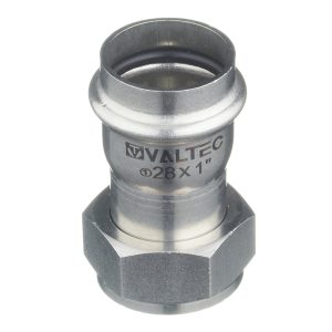 Соединитель VALTEC (VTi.908.I.002806) 28 мм х 1 ВР(г) нержавеющая сталь с накидной гайкой