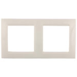 Рамка Simon 15 двухместная слоновая кость (1500620-031)
