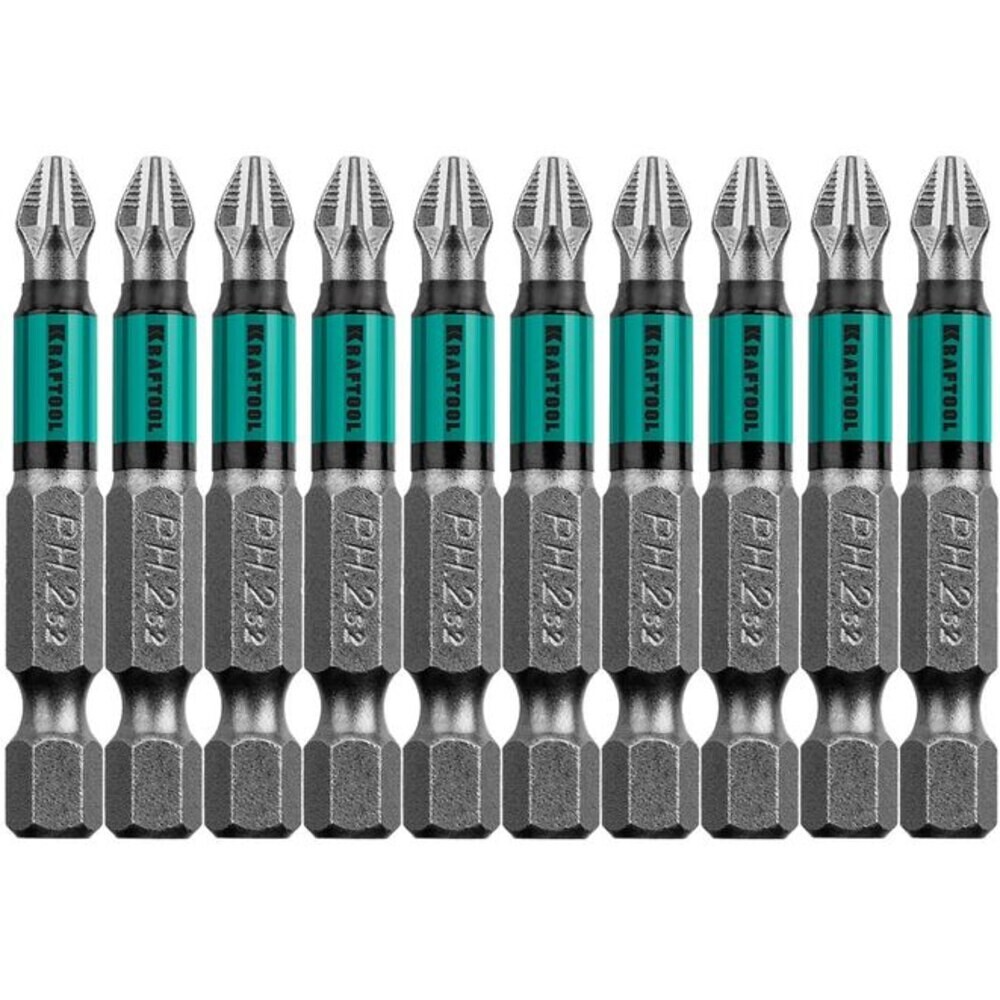 original-6657.jpg Бита Kraftool OPTIMUM (26122-2-50-10) PH2 магнитная 50 мм (10 шт.) — изображение 1