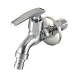 Кран водоразборный РМС нержавеющая сталь однорычажный (SL79-270)