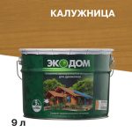 Антисептик Экодом декоративный для дерева калужница 9 л